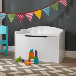 KidKraft® Panca Porta Giochi Austin Bianca 9 KidKraft® Panca Porta Giochi Austin Bianca -Negozio online Pink Or Blue kidkraft panca porta giochi austin bianca a220764 2