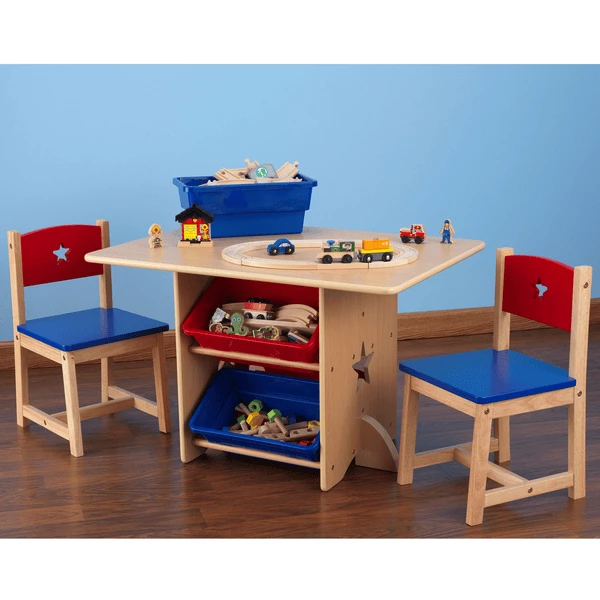 KidKraft® Set Tavolo E Sedie Stelle Legno/multicolor 4 KidKraft® Set Tavolo E Sedie Stelle Legno/multicolor - immagine 2