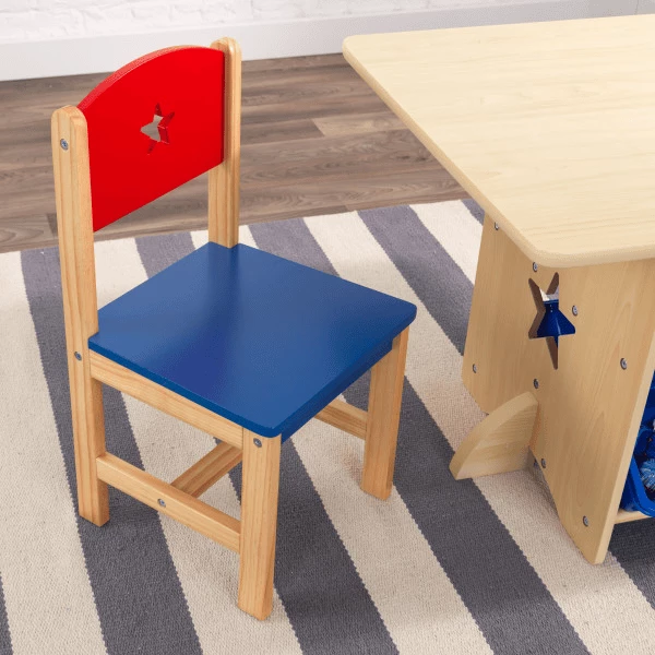KidKraft® Set Tavolo E Sedie Stelle Legno/multicolor 6 KidKraft® Set Tavolo E Sedie Stelle Legno/multicolor - immagine 4