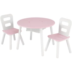 KidKraft® Tavolo Rotondo Con Due Sedie Bianco/rosa 8 KidKraft® Tavolo Rotondo Con Due Sedie Bianco/rosa -Negozio online Pink Or Blue kidkraft tavolo rotondo con due sedie bianco rosa a220355 1