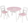 KidKraft® Tavolo Rotondo Con Due Sedie Bianco/rosa -Negozio online Pink Or Blue kidkraft tavolo rotondo con due sedie bianco rosa a220355