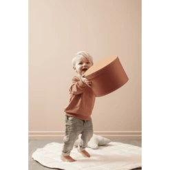 Kids Concept ® Set Di Box Di Stoccaggio Tondo Da 2, Marrone -Negozio online Pink Or Blue kids concept set di box di stoccaggio tondo da 2 marrone a291089 2