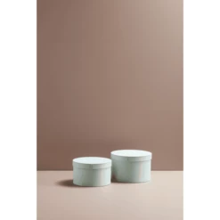 Kids Concept ® Set Di Box Di Stoccaggio Tondo Di 2, Turchese -Negozio online Pink Or Blue kids concept set di box di stoccaggio tondo di 2 turchese a291093 1