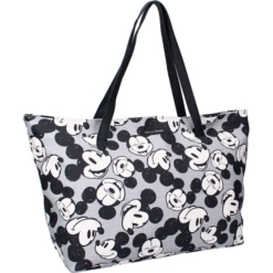 Kidzroom Shopping Borsa Mickey Mouse Everywhere Grigio -Negozio online Pink Or Blue kidzroom shopping borsa mickey mouse everywhere grigio a382872 4
