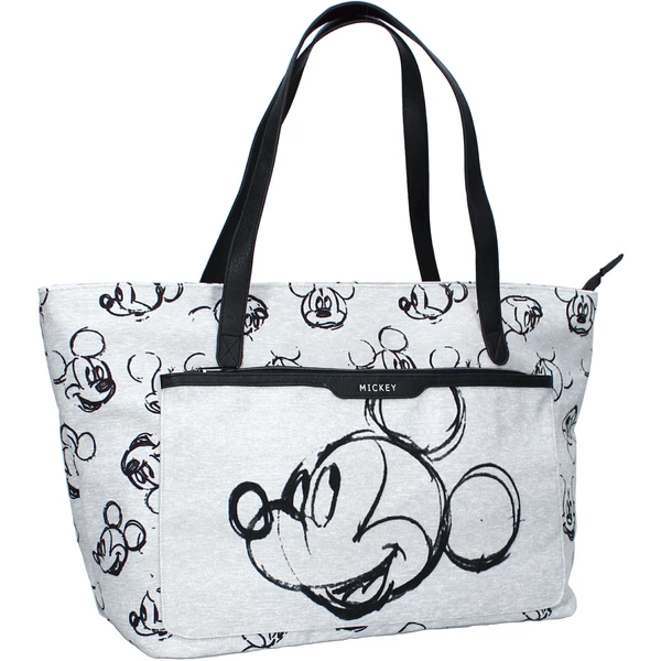 Kidzroom Shopping Borsa Mickey Mouse Something Special Grey 7 Kidzroom Shopping Borsa Mickey Mouse Something Special Grey - immagine 5