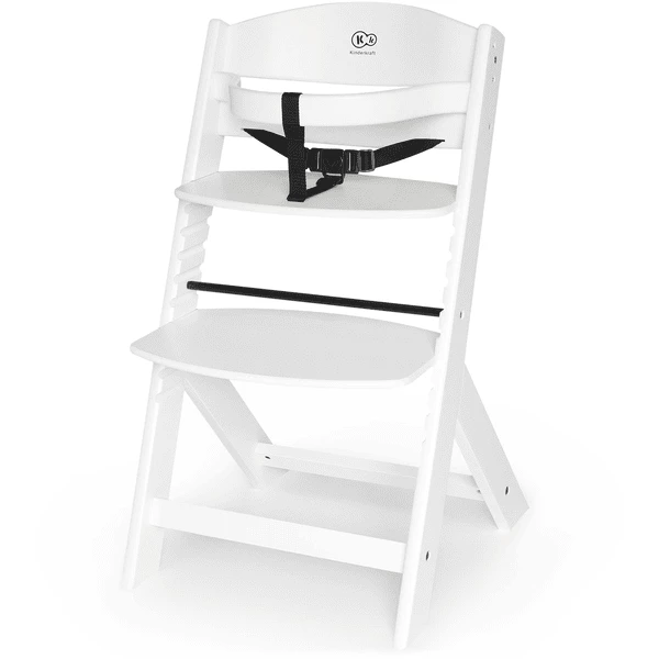 Kinderkraft Enock Seggiolone In Legno White 4 Kinderkraft Enock Seggiolone In Legno White - immagine 2