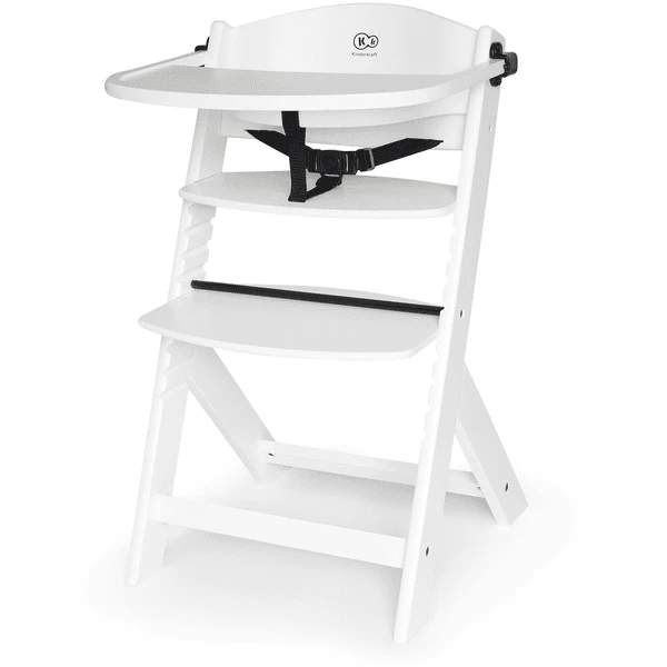 Kinderkraft Enock Seggiolone In Legno White 3 Kinderkraft Enock Seggiolone In Legno White