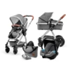 Kinderkraft Passeggino Trio 3 In 1 Veo Grey -Negozio online Pink Or Blue kinderkraft passeggino trio 3 in 1 veo grey a266925