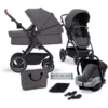 Kinderkraft Passeggino Trio B-TOUR Grigio Scuro -Negozio online Pink Or Blue kinderkraft passeggino trio b tour grigio scuro a371063