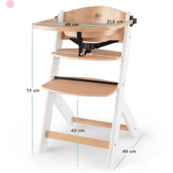 Kinderkraft Seggiolone In Legno Enock White 11 Kinderkraft Seggiolone In Legno Enock White -Negozio online Pink Or Blue kinderkraft seggiolone in legno enock white a324925 4