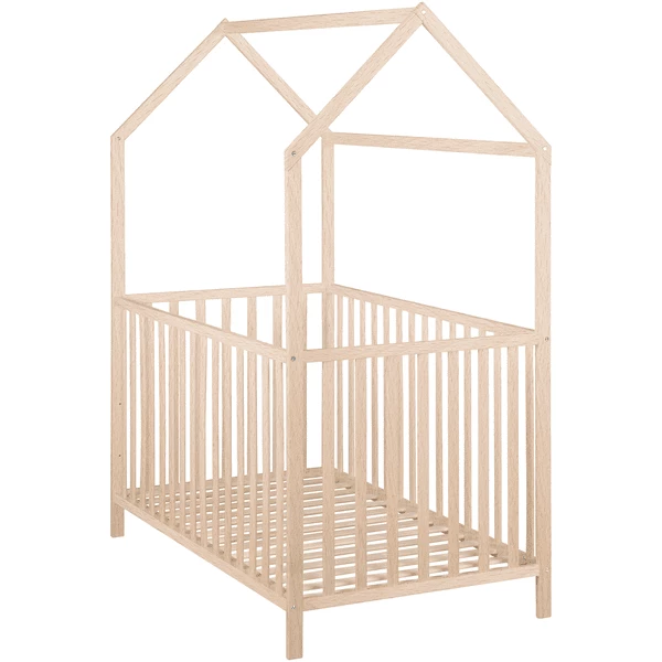 Kindsgard Letto A Forma Di Casa, Lillehus 70 X 140 Cm Legno Naturale 7 Kindsgard Letto A Forma Di Casa, Lillehus 70 X 140 Cm Legno Naturale - immagine 5