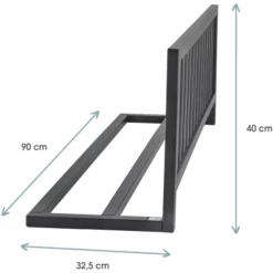 Kindsgard Sponda Di Protezione Frakant 90 Cm, Grigio -Negozio online Pink Or Blue kindsgard sponda di protezione frakant 90 cm grigio a350533 1