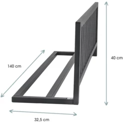 Kindsgard Sponda Di Protezione Frakant, Grigio 140 Cm -Negozio online Pink Or Blue kindsgard sponda di protezione frakant grigio 140 cm a350539 1