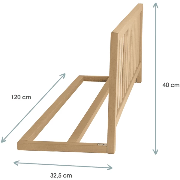 Kindsgard Sponda Di Protezione Frakant, Legno 120 Cm 4 Kindsgard Sponda Di Protezione Frakant, Legno 120 Cm - immagine 2