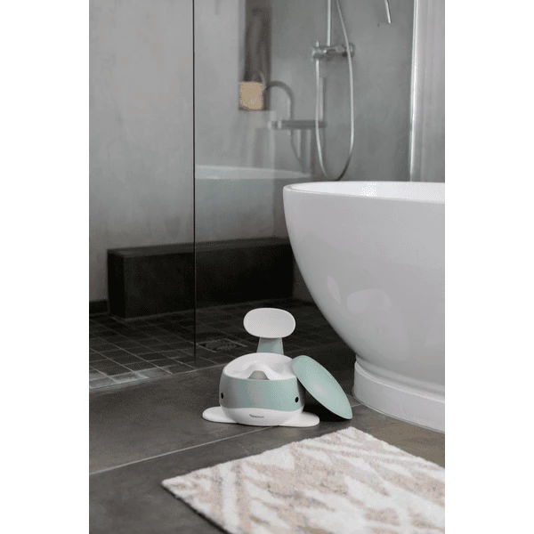 KINDSGUT Vasino Per Bambini A Forma Di Balena, Acquamarina 4 KINDSGUT Vasino Per Bambini A Forma Di Balena, Acquamarina - immagine 2