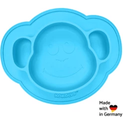 KOKOLIO Piatto In Silicone Monki, Da 6 Mesi In Blu -Negozio online Pink Or Blue kokolio piatto in silicone monki da 6 mesi in blu a317309 3