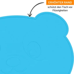 KOKOLIO Tovaglietta Little Panda In Silicone, In Verde -Negozio online Pink Or Blue kokolio tovaglietta little panda in silicone in verde a317330 4