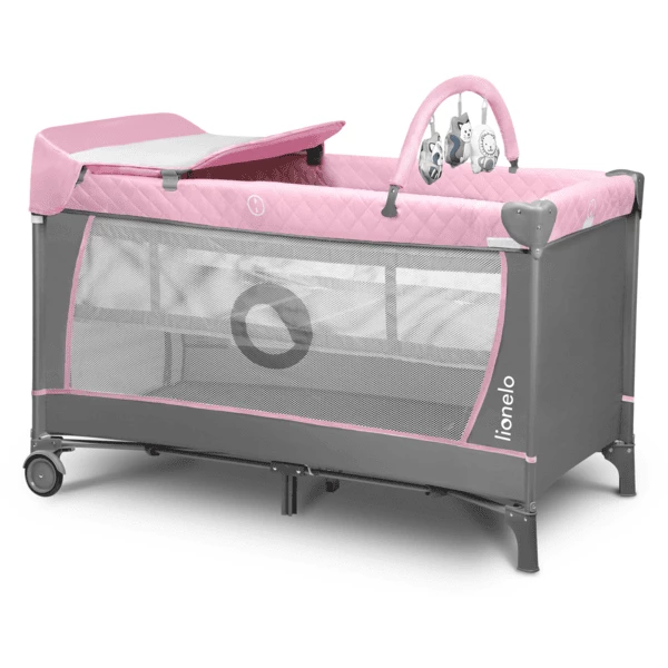 Lionelo Lettino Da Viaggio Flower Flamingo 4 Lionelo Lettino Da Viaggio Flower Flamingo - immagine 2