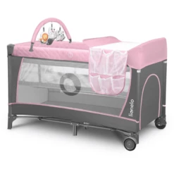 Lionelo Lettino Da Viaggio Flower Flamingo