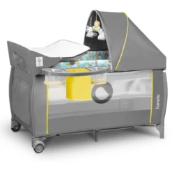 Lionelo Lettino Da Viaggio Sven Plus Yellow Scandi