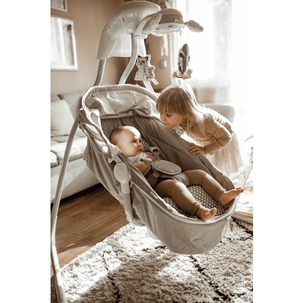 Lionelo Sdraietta A Dondolo Henny Grey Dove 4 Lionelo Sdraietta A Dondolo Henny Grey Dove - immagine 2