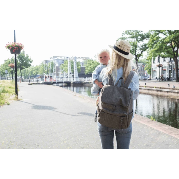 Little Company Zaino Fasciatoio Lisbon Braided Traupe 7 Little Company Zaino Fasciatoio Lisbon Braided Traupe - immagine 5