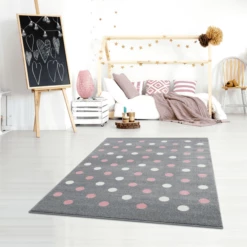 LIVONE Happy Rugs Tappeto Per Bambini BUBBLE S Grigio Rosa 100 X 160 Cm -Negozio online Pink Or Blue livone happy rugs tappeto per bambini bubble s grigio rosa 100 x 160 cm a315733 4
