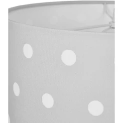 LIVONE Lampada A Sospensione Happy Style For Kids DOTS Grigio Argento/bianco -Negozio online Pink Or Blue livone lampada a sospensione happy style for kids dots grigio argento bianco a290232 1