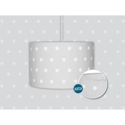 LIVONE Lampada A Sospensione Happy Style For Kids DOTS Grigio Argento/bianco -Negozio online Pink Or Blue livone lampada a sospensione happy style for kids dots grigio argento bianco a290232 2