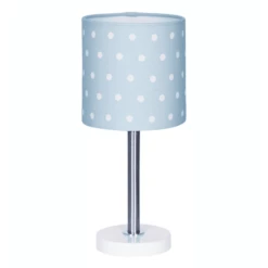 LIVONE Lampada Da Tavolo Happy Style For Kids DOTS Blu/bianco -Negozio online Pink Or Blue livone lampada da tavolo happy style for kids dots blu bianco a289651 3