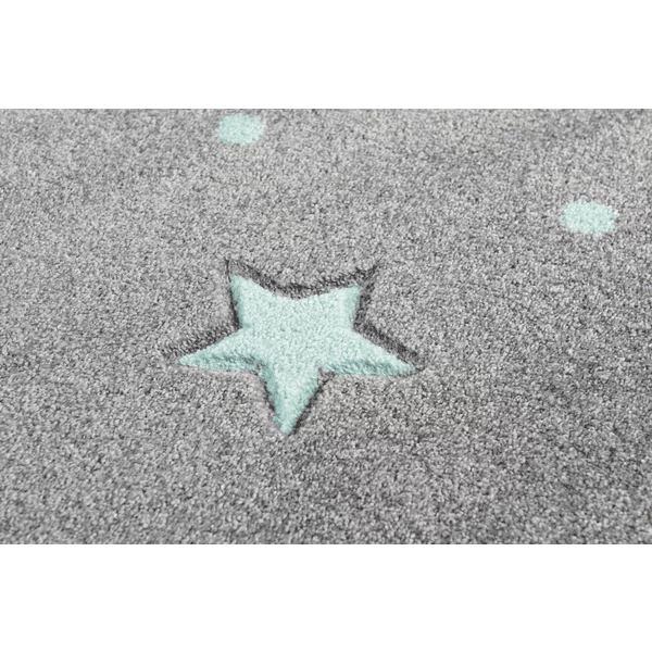 LIVONE Tappeto Da Gioco Per Bambini Kids Love Rugs Heaven Grigio Argento/menta, 100 X 150 Cm 4 LIVONE Tappeto Da Gioco Per Bambini Kids Love Rugs Heaven Grigio Argento/menta, 100 X 150 Cm - immagine 2