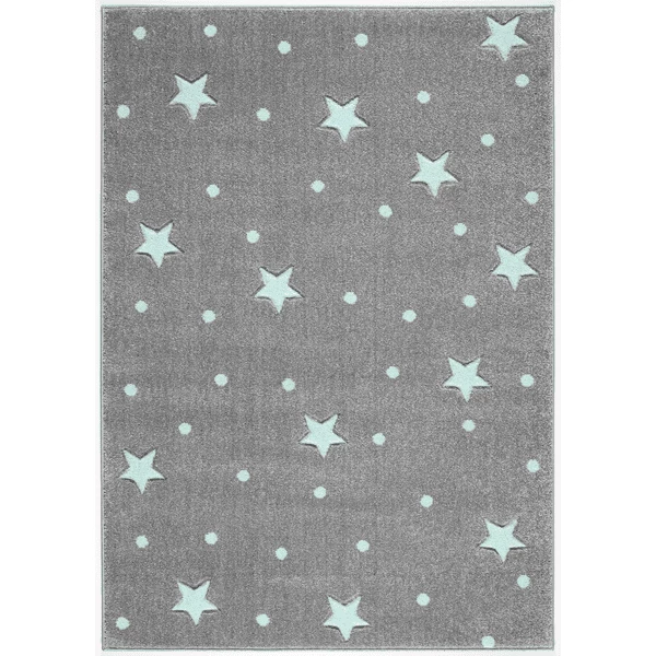 LIVONE Tappeto Da Gioco Per Bambini Kids Love Rugs Heaven Grigio Argento/menta, 100 X 150 Cm 3 LIVONE Tappeto Da Gioco Per Bambini Kids Love Rugs Heaven Grigio Argento/menta, 100 X 150 Cm