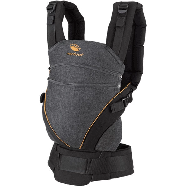 Manduca Marsupio XT Cotton Denimblack-Toffee 5 Manduca Marsupio XT Cotton Denimblack-Toffee - immagine 3