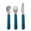 MEPAL Set Di Posate Per Bambini Mio 3 Pezzi - Blu Profondo -Negozio online Pink Or Blue mepal set di posate per bambini mio 3 pezzi blu profondo a319104