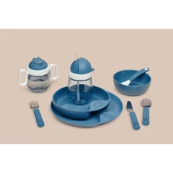 MEPAL Set Di Stoviglie Per Bambini Mio 6 Pezzi - Blu Profondo -Negozio online Pink Or Blue mepal set di stoviglie per bambini mio 6 pezzi blu profondo a349048 3