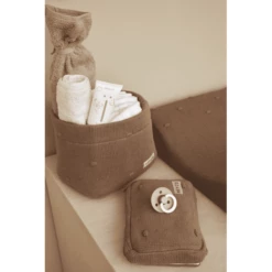 MEYCO Cestino Fasciatoio Nodi Piccoli Toffee 10 MEYCO Cestino Fasciatoio Nodi Piccoli Toffee -Negozio online Pink Or Blue meyco cestino fasciatoio nodi piccoli toffee a388959 3