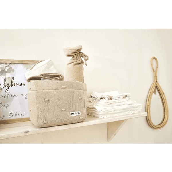 MEYCO Cestino Fasciatoio Piccoli Nodi Sand 6 MEYCO Cestino Fasciatoio Piccoli Nodi Sand - immagine 4
