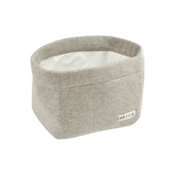 MEYCO Cestino Fasciatoio Piccolo Knit Basic Sand Melange 8 MEYCO Cestino Fasciatoio Piccolo Knit Basic Sand Melange -Negozio online Pink Or Blue meyco cestino fasciatoio piccolo knit basic sand melange a388940 1
