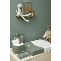 MEYCO Cestino Fasciatoio Piccolo Nodi Forest Green -Negozio online Pink Or Blue meyco cestino fasciatoio piccolo nodi forest green a388955 4