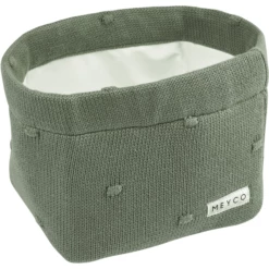 MEYCO Cestino Per Fasciatoio Medium Nodi Forest Green -Negozio online Pink Or Blue meyco cestino per fasciatoio medium nodi forest green a388964 3