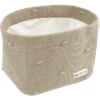 MEYCO Cestino Per Fasciatoio Medium Nodi Sand -Negozio online Pink Or Blue meyco cestino per fasciatoio medium nodi sand a388966