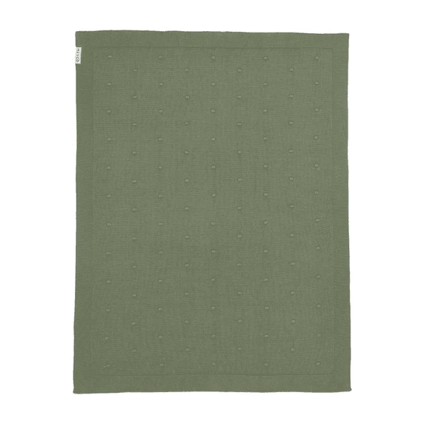 MEYCO Coperta Per Neonati Piccola Mini Knots Forest Green 75 X 100 Cm 4 MEYCO Coperta Per Neonati Piccola Mini Knots Forest Green 75 X 100 Cm - immagine 2