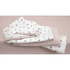 Meyco Panni Di Mussola In Confezione Da 3 Pezzi Mini Panther Soft Pink -Negozio online Pink Or Blue meyco panni di mussola in confezione da 3 pezzi mini panther soft pink a379499 1