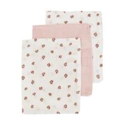 Meyco Panni Di Mussola In Confezione Da 3 Pezzi Mini Panther Soft Pink -Negozio online Pink Or Blue meyco panni di mussola in confezione da 3 pezzi mini panther soft pink a379499 4