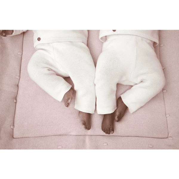 MEYCO Tappetino Per Box Mini Nodi Rosa Tenue 7 MEYCO Tappetino Per Box Mini Nodi Rosa Tenue - immagine 5