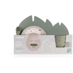 Miniland Set Di Stoviglie Naturmeal Frog -Negozio online Pink Or Blue miniland set di stoviglie naturmeal frog a362183 2