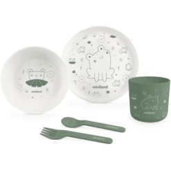 Miniland Set Di Stoviglie Naturmeal Frog -Negozio online Pink Or Blue miniland set di stoviglie naturmeal frog a362183 4