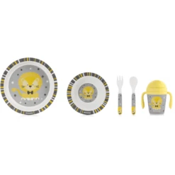 Miniland Set Di Stoviglie Naturmeal Leo -Negozio online Pink Or Blue miniland set di stoviglie naturmeal leo a344292 2