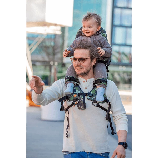 MINIMEIS Marsupio Porta Bimbo Sulle Spalle, Camouflage 4 MINIMEIS Marsupio Porta Bimbo Sulle Spalle, Camouflage - immagine 2