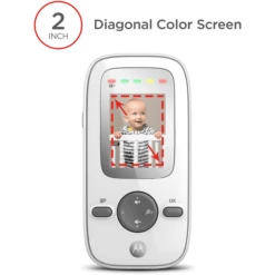Motorola Video Baby Monitor VM481 Con Display LCD A Colori Da 2.0" -Negozio online Pink Or Blue motorola video baby monitor vm481 con display lcd a colori da 2 0 a326896 3